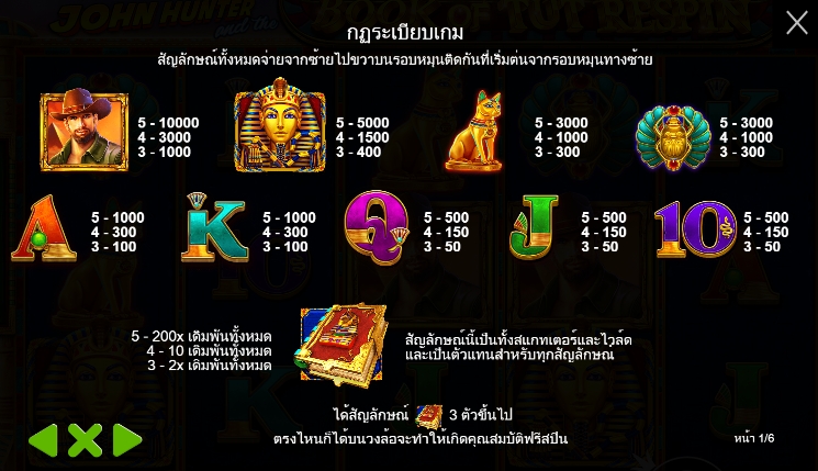 John Hunter and the Book of Tut Respin pragmaticplay Ufabet366 vip ฝาก ถอน